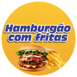 Hamburgão Com Fritas